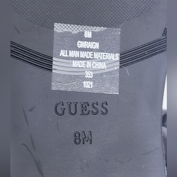 NEW GUESS braided slide sandals, Size 8 - Picture 6 of 8